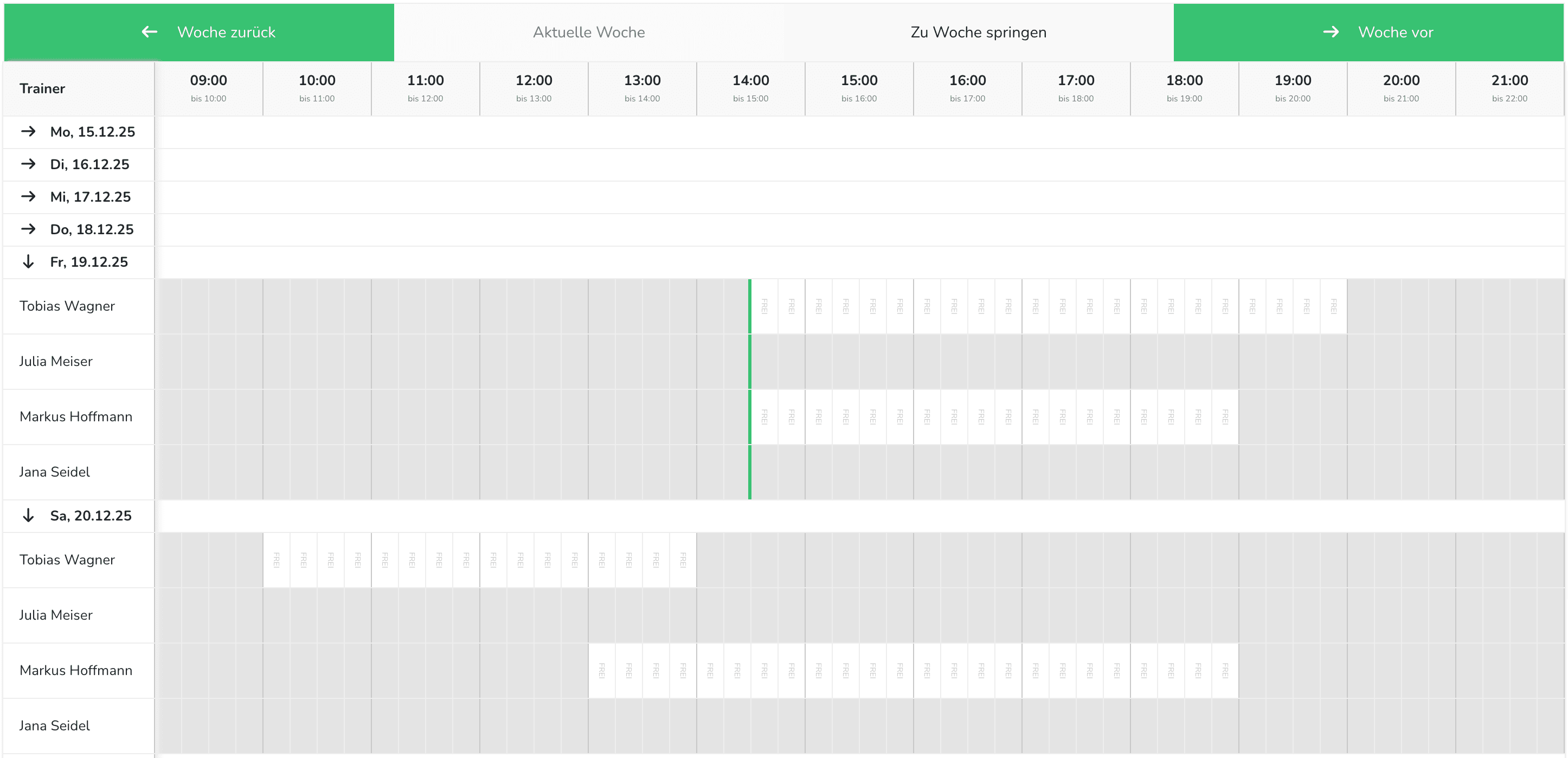 Trainingsstunden online anbieten